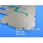 Kappa 438 RF PCB Rogers 60mil 1.524mm DK 4.38 Printed Circuit Board with Immersion Gold for Wireless Meters for sale