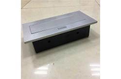 China Hidden Conference Table Electrical Box Easy To Install Zinc Alloy supplier