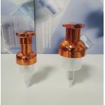 Colorful Recyclable Mini Foam Pump Dispenser  0.4 Cc Foam Output Electroplating Colour Customized Com for sale