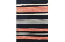 China Smooth And Environmental Friendly Good Quality Striped Knit Fabric For T-Shirt supplier