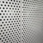 Round Hole Decorative Aluminium Perforated Metal Cladding Powder Coated for sale