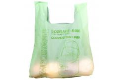 China Compostable Carrier PLA Packaging Bag Corn Degradable ODM supplier