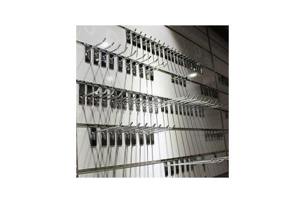 Shop Display Hanging Hook Clip Retail Wall Hangers 6mm Wire