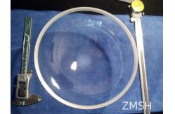 China Single Crystal Al2O3 Sapphire Domes Impact UV Resistance Sapphire Hemisphere Windows supplier