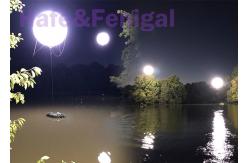 China 240VAC Helium Moon Balloon Lights With Metal Halide Customized Branding Logo supplier