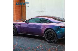 China Phantom Spectrum Blue Full Body Car Wrap Vinyl Satin Pearlescent Stickers Films supplier