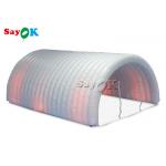 Outdoor Dome Portable Medical Tent Disinfection Room Channel With LED Light for sale