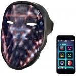 Bluetooth Led Face Mask Editable Light Up For Halloween Christmas for sale