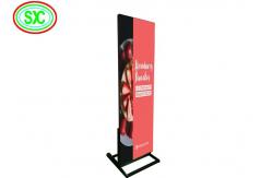 China Ultra Thin Led Poster Board , 3mm Pitch Portable Poster Display 4cm Thickness supplier