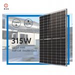 Half Cut BIPV Solar Panels Monocrystalline Bifacial Mono Perc Solar Panels