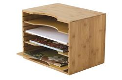China bamboo office documents organizer supplier
