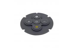 China Custom Circular Controller Keys Waterproof And Durable Silicone Rubber Keys supplier