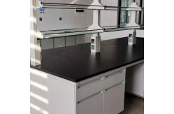 China Modern White Lab Wall Bench High Durability supplier