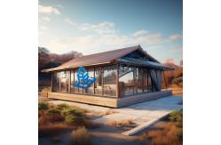 China Beautiful Camping Prefabricated Steel Structure House Customized Convenient Installation supplier
