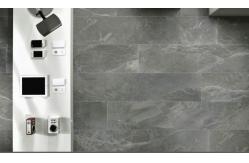 China Grey Glazed Polished Porcelain Tile 600*1200 / Marble Look Floor Tile supplier