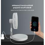 LED Light Portable Desktop Retractable Folding Fan Multifunctional USB Rechargeable for sale