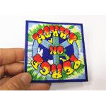T- Shirt Twill Fabric Badges Patches 3 Tall Iron On Embroidered Patches
