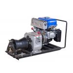JJM1Q Line Construction 1 Ton Winch , Cable Pulling Gasoline Powered Winch for sale
