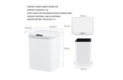 China 5l Automatic Operation Smart Trash Can Electronic Intelligent Automatic Trash Can supplier