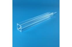 China High Precision Quartz Capillary Tube Outer Square Inner Circle supplier