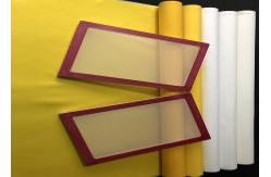 China Wooden / Aluminum Silk Screen Frames With Mesh Red Glue Customize Size supplier