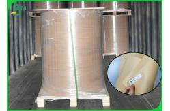 China 50GRAM TO 450GRAM Unbleached Kraft Paper Jumbo Rolls With Food Grade supplier