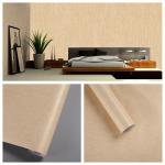 Plain PVC Grass Cloth Wall paper for Hotel and Restaurant Decor 1.22M*50M per roll Mould-Proof Function for sale