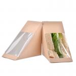 Pyramid Shaped  Popcorn Chicken Box , Disposable Paper Box For Sanwhiches for sale