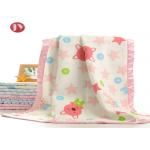 Swaddle Warm Baby Blanket Printed Bamboo Cotton Azo Free No Fluorescer for sale