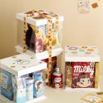 Custom Order Accepted Cake Packaging Boxes with AI CDR Or PDF Design Requirement and Matt Lamination for sale