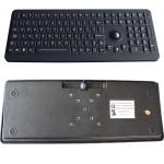 Industrial Medical Silicone Computer Keyboard With Washable Trackball for sale