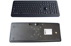 China Industrial Medical Silicone Computer Keyboard With Washable Trackball supplier