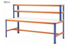 China Powder Coated Light Duty Racking Steel Shelf Panel Customized Dimension supplier