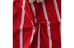 China Plain And Breathable Lycra Polo Shirt Cotton Fabric Striped Pattern supplier