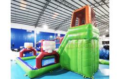 China Big Pool Kids Slide Bouncer Outdoor Inflatable Water Slides supplier