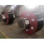 Cement Rotary Kiln Support Roller ZG20SiMn Wheel And Shaft and kiln parts