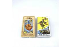 China 350gsm 78 Cards Paper Tarot Cards With Booklet Custom Logo Printed supplier