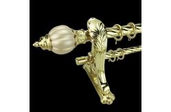 China Morocco 1.5m Crystal 3m Pipe Curtain Rods Set For Bedroom supplier