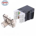 AMP Type Cat6 UTP Rj45 Keystone Jack 180 Degree Blue Color Black Color for sale