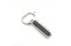 China Upgrade Your Keychain with MOQ 500 key shape Metal Keychain Holder supplier
