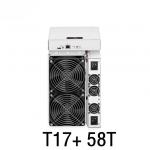 128 Bit Rectangle Bitmain Antminer T17+ 58TH 2750W Second Hand Asic Miner