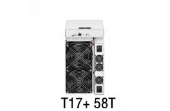 China 128 Bit Rectangle Bitmain Antminer T17+ 58TH 2750W Second Hand Asic Miner supplier