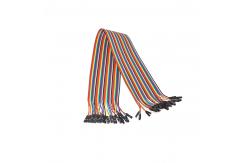 China Female To Female 40cm 40 Pin Solderless Breadboard Jumper Wires supplier
