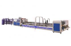 China Auto Folder Gluer Machine Inline Pp Strapper Pp Belt Heated Joint Inline supplier