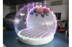 China 3 Meter Dia Inflatable Snow Globe Photo Booth With Blowing supplier
