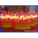 Red Color Low Intensity  Solar Obstruction Light  For Electric Tower And High - Rise Building for sale