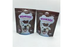 China ODM Digital Printed Stand Up Pouches Doypack Recyclable For Dog Snacks supplier