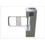 Custom Automatic Swing Barrier Controlled Access Turnstiles With RFID Reader for sale