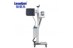 China Leadjet Fly Laser Marking Machine , Laser Batch Coding Machine 30W With EZCAD Software supplier
