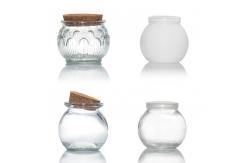 China Wide Mouth Glass Pudding Jar Empty Clear Kitchen Yogurt Jam Honey Mousse Container supplier